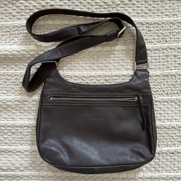 Longchamp Leather Messenger Crossbody - Picture 1 of 11